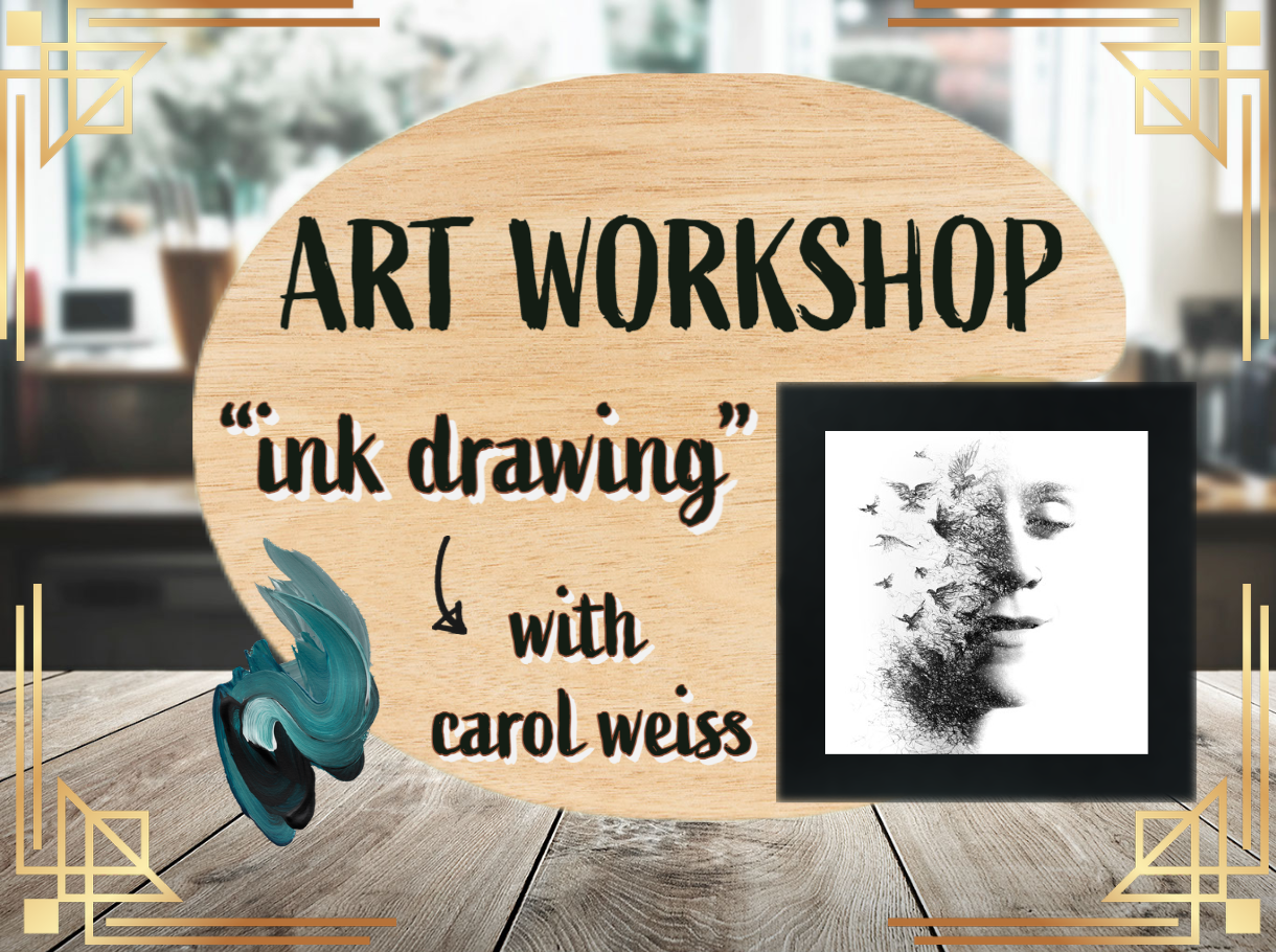 ink drawing art workshop