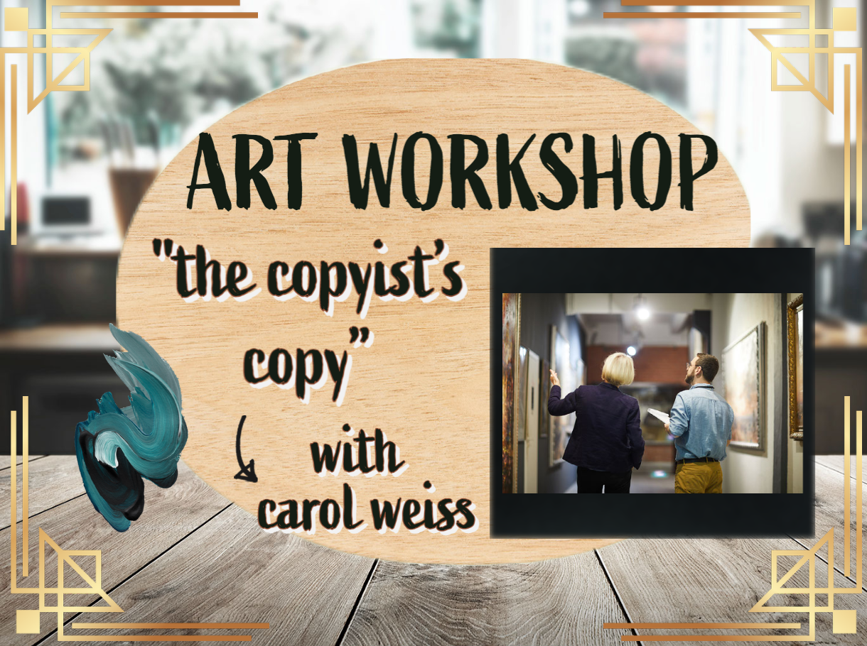art workshop with carol weiss