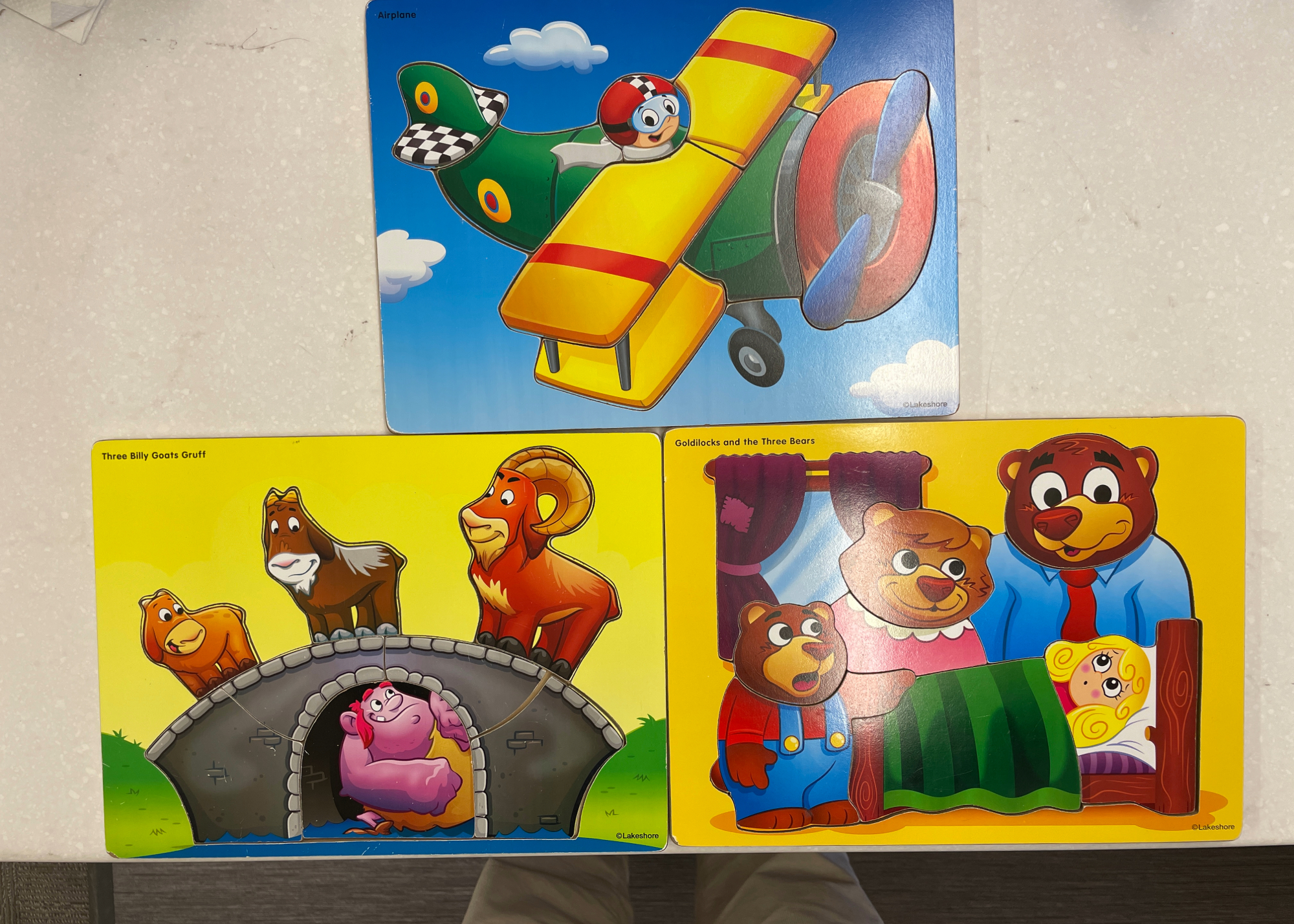 Pre-school Wooden Puzzle Set