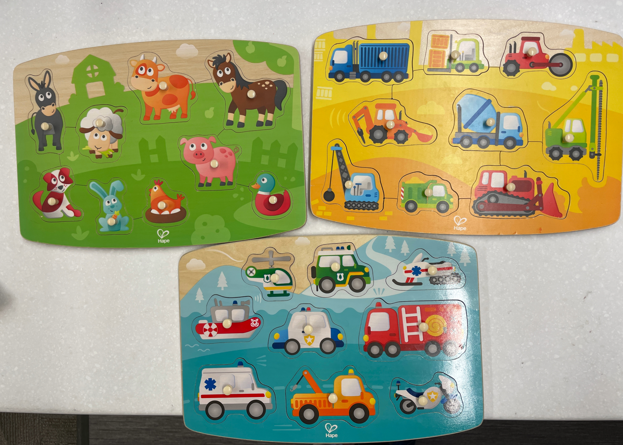 Beginner Wooden Puzzle Set